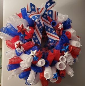 4th of july wreath